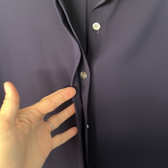 Theory Petite Small woman’s button up blouse - Picture 3 of 5